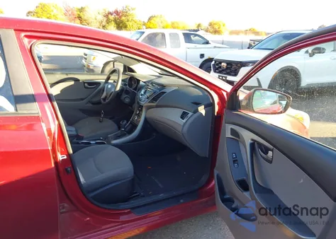 2016 Hyundai Elantra Se from USA, damaged, VIN 5NPDH4AEXGH743340